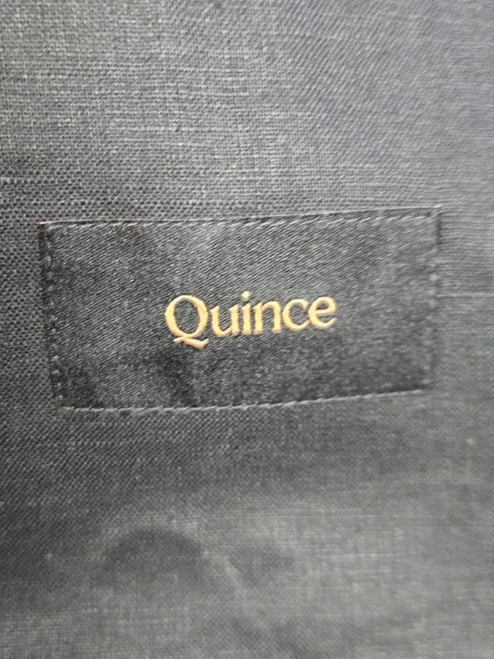 Quince Mens Linen Blazer Jacket Black Quiet Luxury Summer Sport Coat Size Medium
